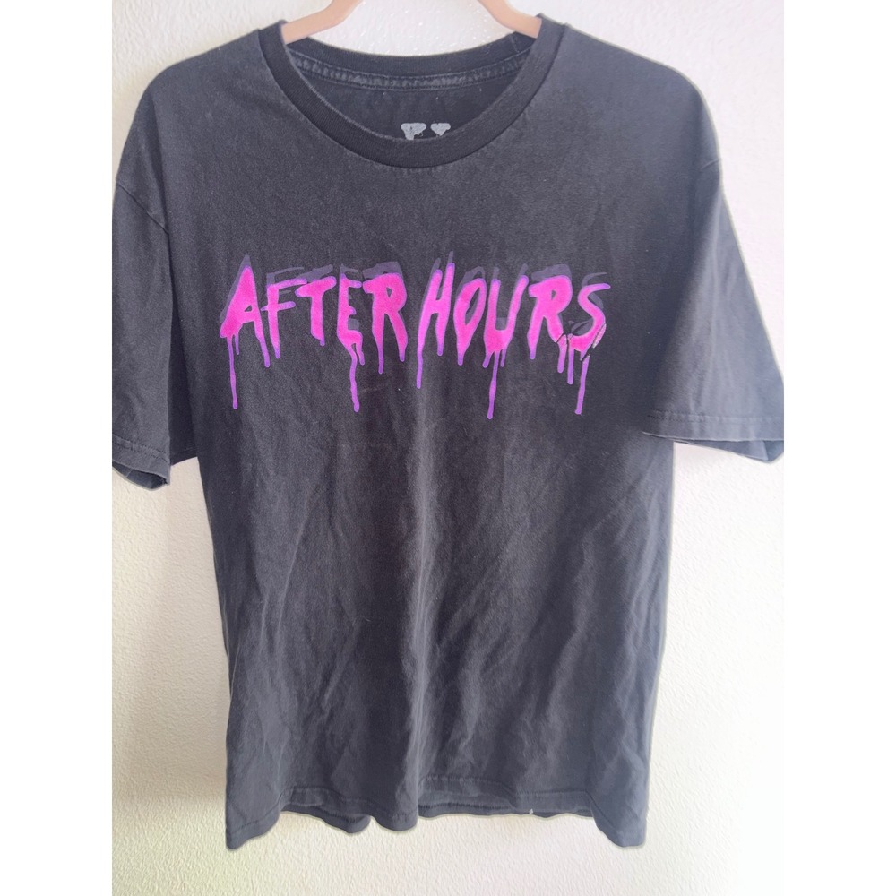 VLONE The Weekend After Hours T-Shirt Black Concert Tour Authentic Size L